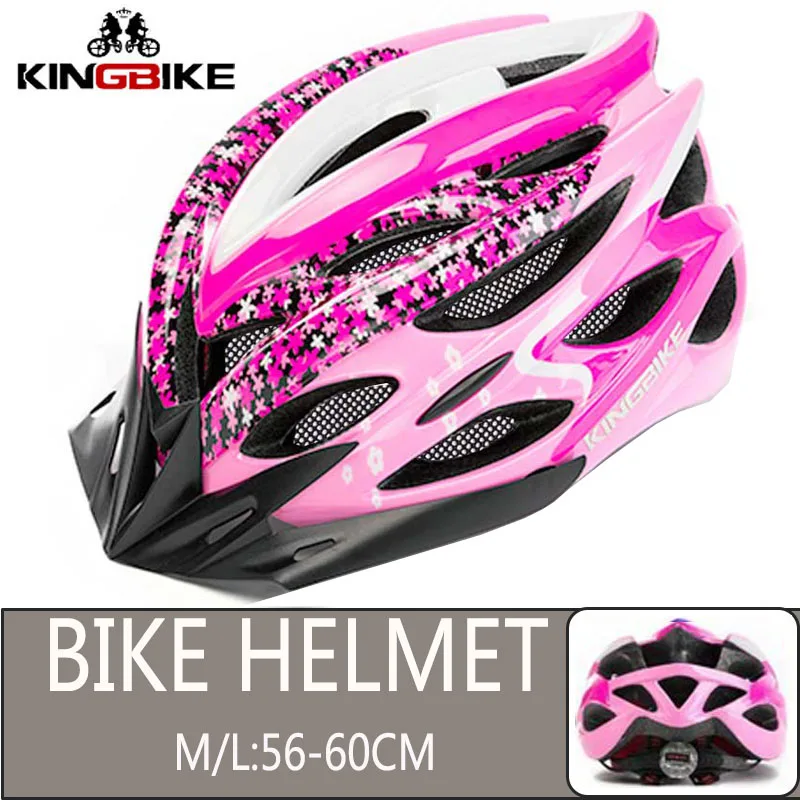 656-Pink KINGBIKE велосипедный шлем из титана Сверхлегкий в форме велосипедный шлем с козырьком дышащий дорожный горный MTB открытый велосипедный шлем - Цвет: 656-Pink