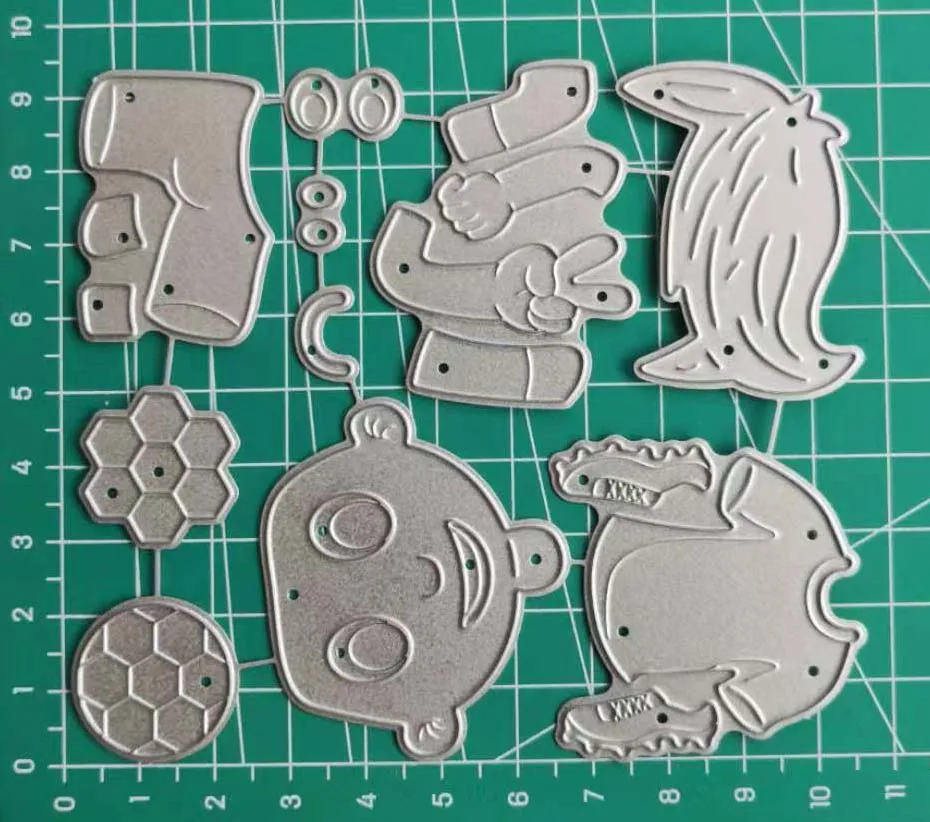 Football Boy Scrapbooking Dies Metal Nouveau Arrivage 2019 New Christmas Cutting |