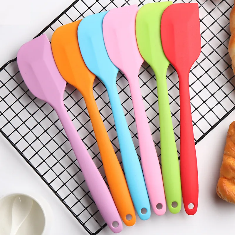 

Multicolor Food Grade Silicone Spatula Non Stick Butter Cooking Silicone Spatula Set Cookie Pastry Scraper Cake Baking Tool