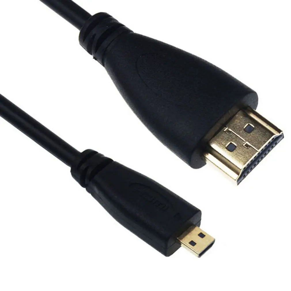 Изысканный прочный 0 5 м Микро Тип Hdmi совместимый Штекерный адаптер конвертер
