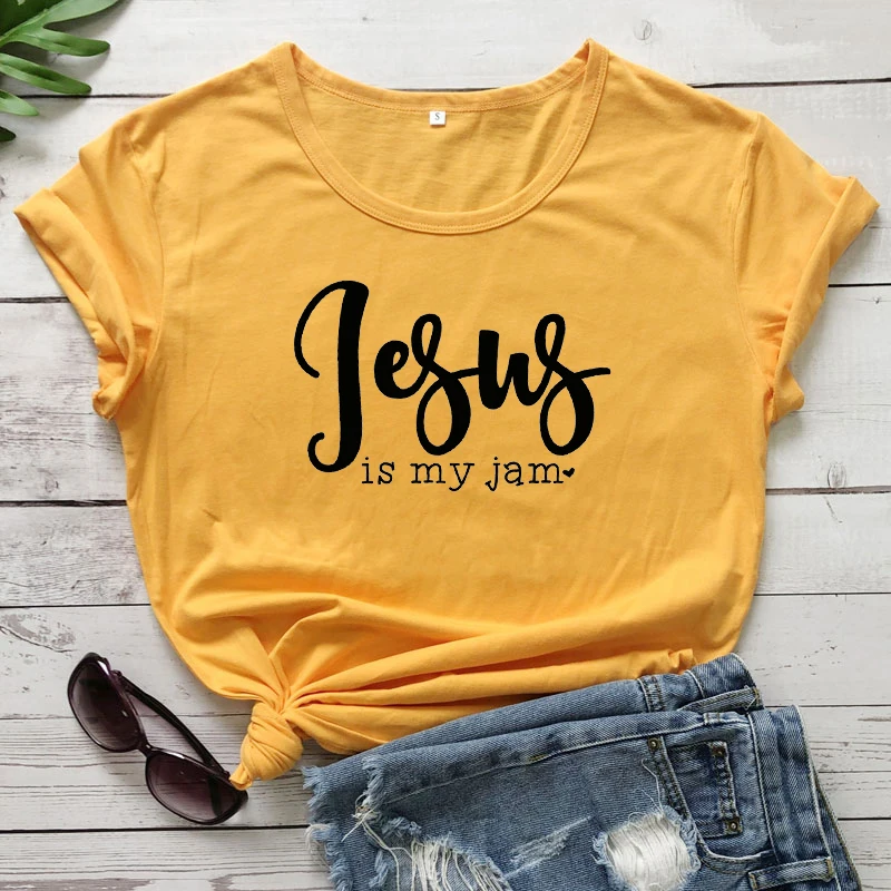Футболка с принтом Jesus Is My Jam Heart стильная футболка унисекс рисунком христианская