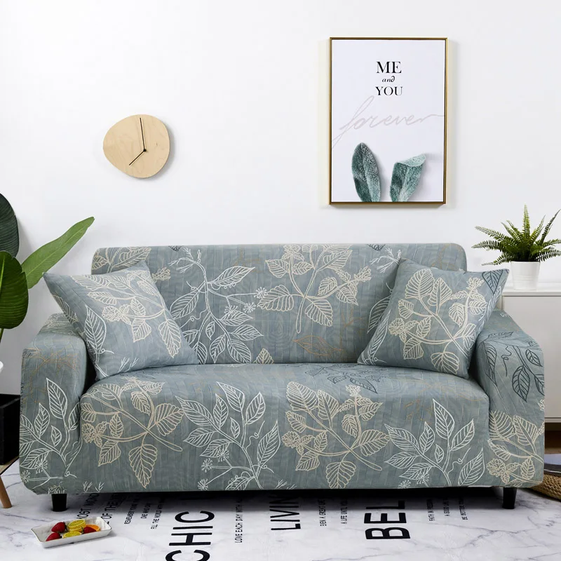 Floral Printing Sofa Cover for Living Room Slipcovers Cotton Elastic Couch Towel Chair Protector 1PC | Дом и сад