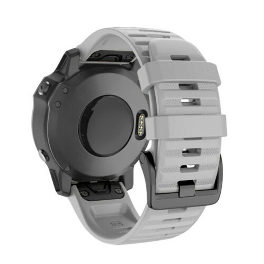 26 мм силиконовый ремешок для часов Ремешок Garmin Fenix 6X6 6S Pro 5X5 5S Plus 3 3HR часы браслет
