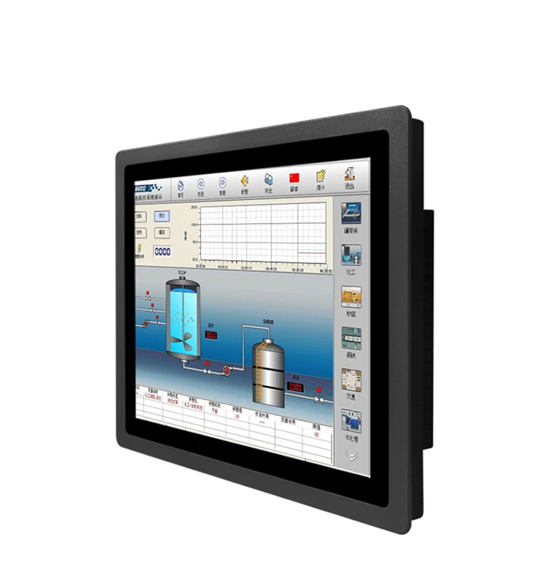 

10.4 inch IP65 front bezel waterproof industrial lcd touch screen monitor