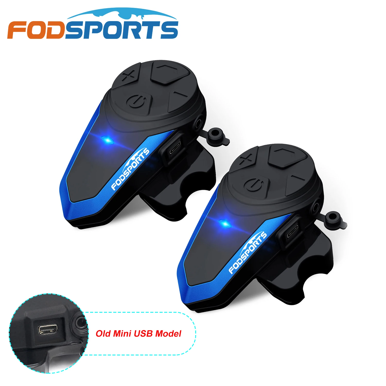

Fodsports BT-S3 Helmet Headset for 3 Riders 1200m Bluetooth Intercomunicador Moto Intercom Motorcycle with FM Radio Interphone