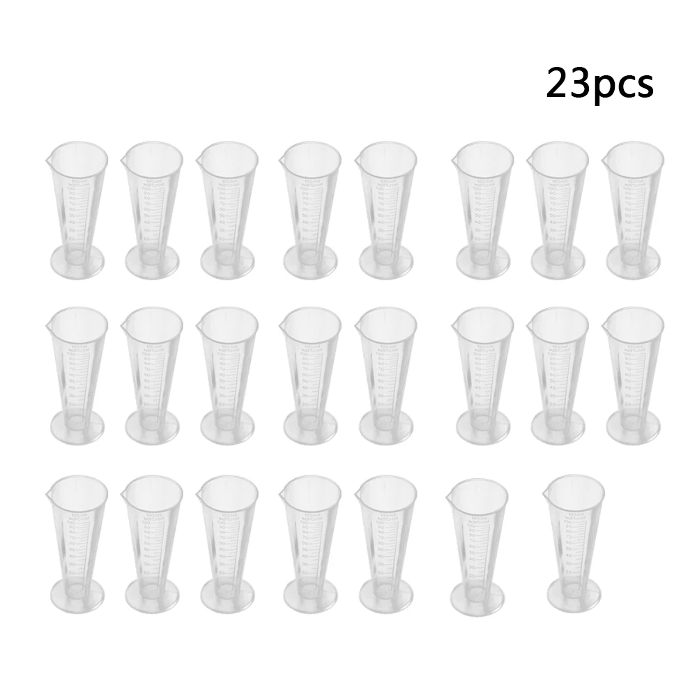 

23pcs Measuring Cup Graduated Measuring Rice Medicine Cup Liquid Reusable Kitchen Measuring Tool
