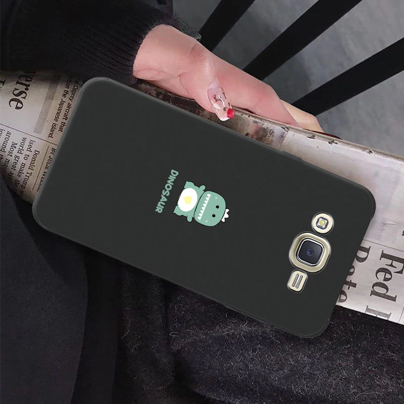 Милые простые Чехлы для Samsung J7 Neo Core чехол-накладка Galaxy J701F/DS черная силиконовая