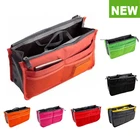 косметичка женская органайзер для хранения сумки сумка шоппер Женский дорожный органайзер для хранения, сумка, органайзер для косметики, чехол для макияжа, нейлоновый кошелек с большой подкладкой, женские модные сумки