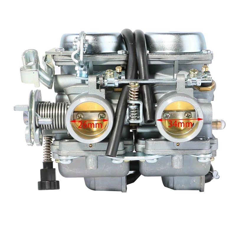 PD26JS 26MM 250CC CBT 125/250 Twin Cylinder Carburetor for Motorcycle ATVs Johnny Pag Spyder 300 Barhog Raptor FX-3 Carb enlarge