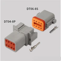 100set deutsch dt 8p waterproof electrical connector for car motor truck with pins 22 16awg