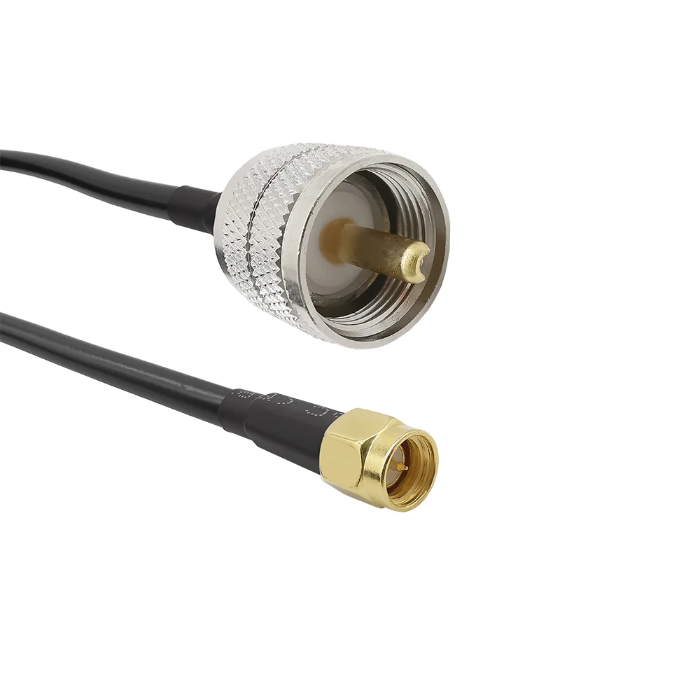 Коннектор SMA папа-папа UHF папа SO239 радиочастотная антенна LMR200 ОТРЕЗОК кабеля для