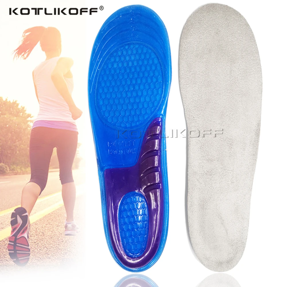 Ортопедические Силиконовые вставки KOTLIKOFF Gel для обуви бега|insoles inserts|plantar fasciitissports