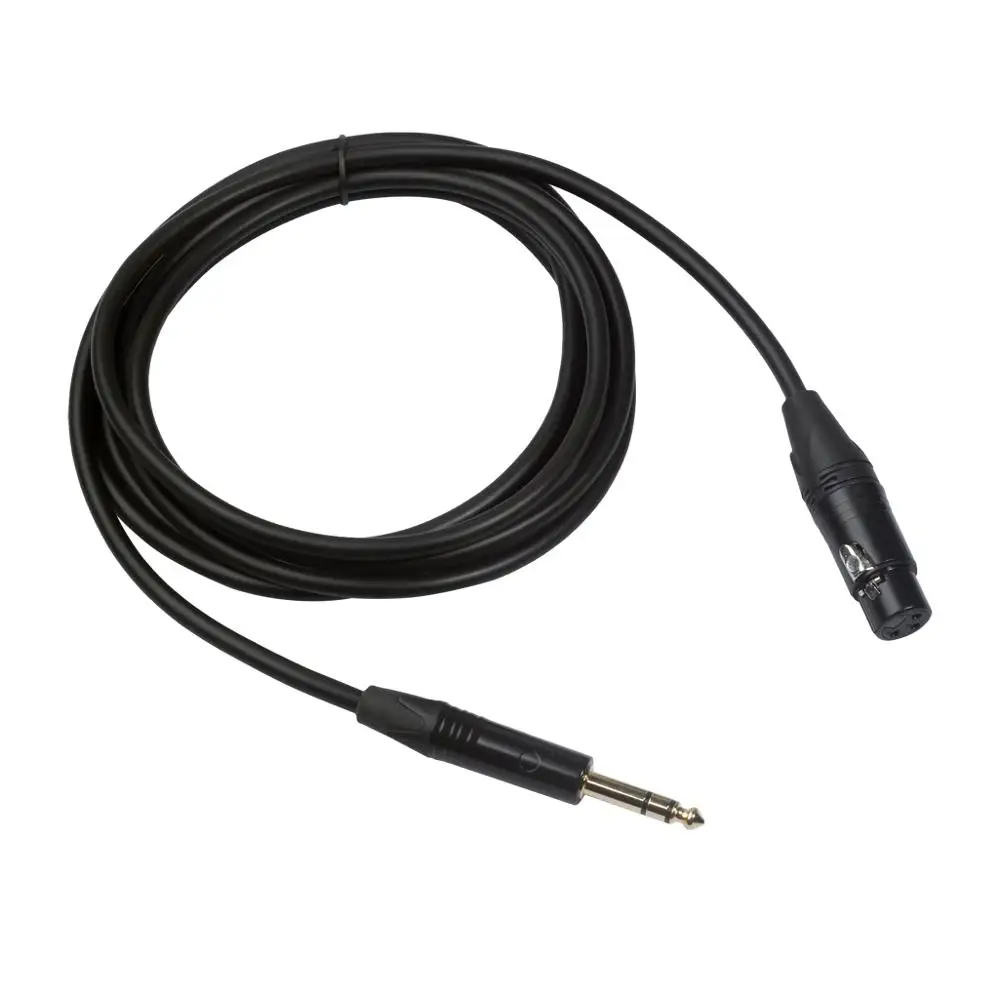1M 2M 3m MDouble один микрофон для слежки провод шнур XLR Мужской к гнезду 6 35/6 5 мм штекер