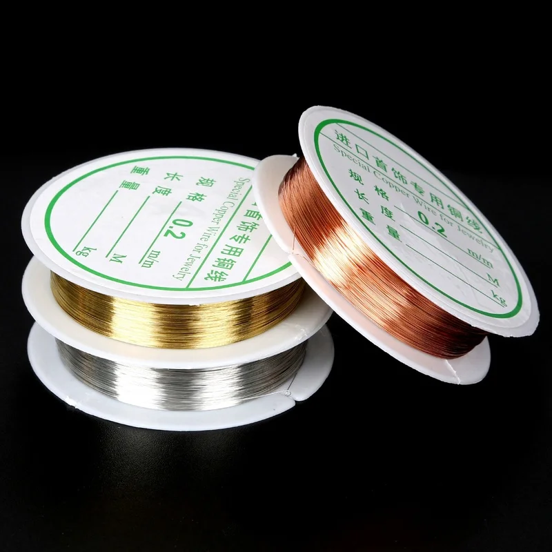 Проволока для бисероплетения Серебряного и золотого цвета премиум класса шнур