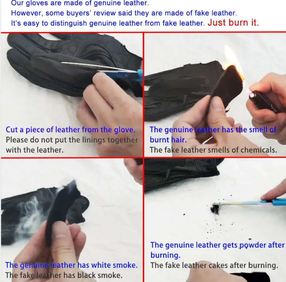 Мотоциклетные Перчатки из натуральной кожи защитные Перфорированные дышащие