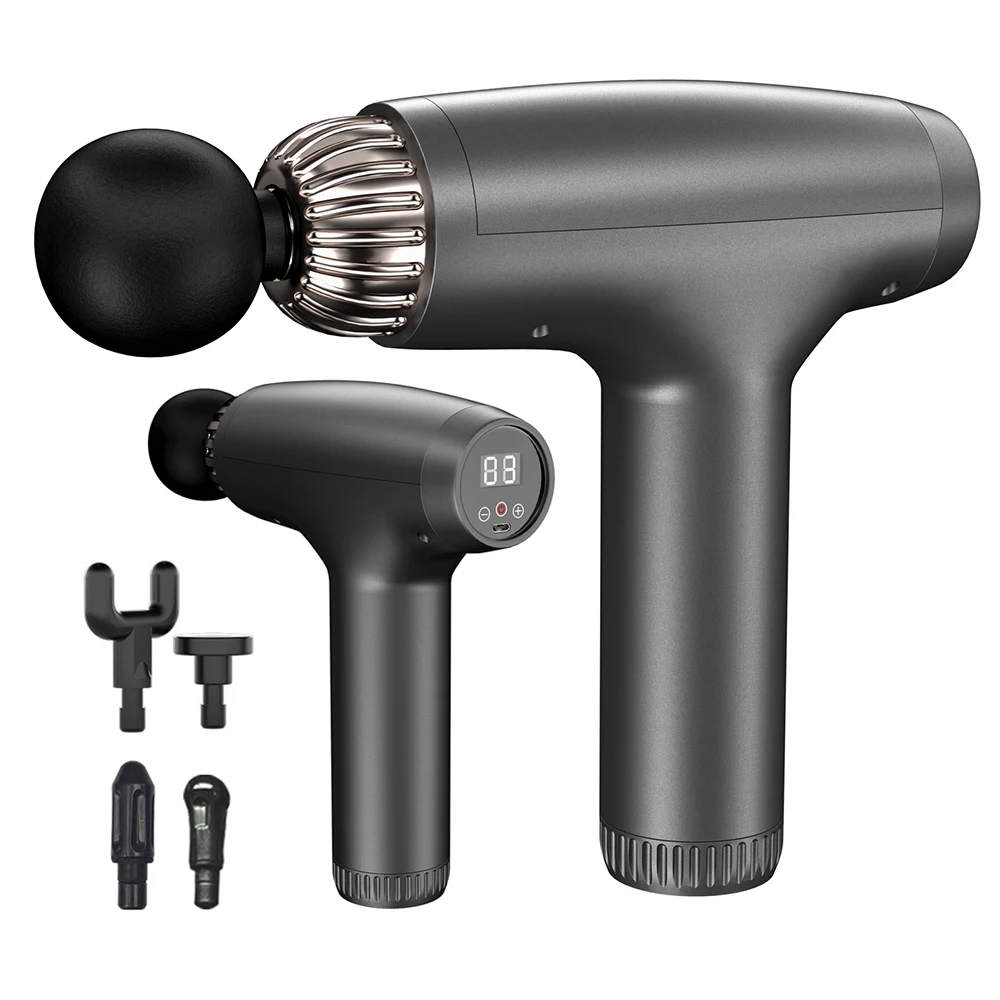 

30 Speed Massage Gun Deep Tissue Muscle Percussion Pain Relief Body Neck Massage Exercising Relaxation Slim Shaping Fascia Gun