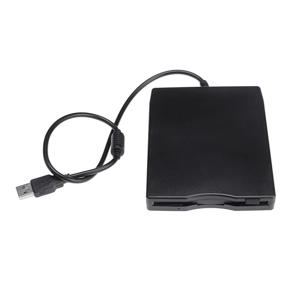 plug and play black plastic usb interface laptop pc computer accessories floppy drive 1 44m fdd durable external disk home free global shipping