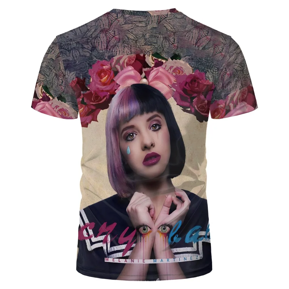 

Men's/women's Printed T-shirt Pop Song Cry Baby T-shirt Famous Singer Melanie Martinez 2020 New Large Size T-shirt