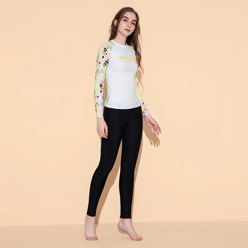 Купальник Rashguard для девушек с длинным рукавом UPF50 + костюм серфинга