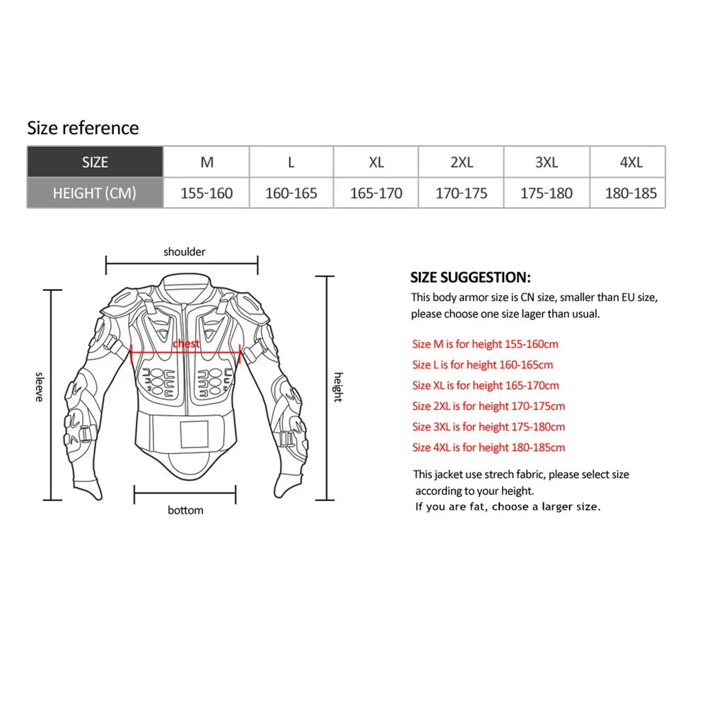 Защитный чехол для мотоциклистов защитный на заднюю часть плечо грудь