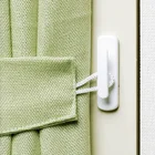 Самоклеящаяся Пряжка настенная шторка на крючках, 1 комплект, крючки для штор, аксессуары, Бесплатная доставка. Комнатные аксессуары