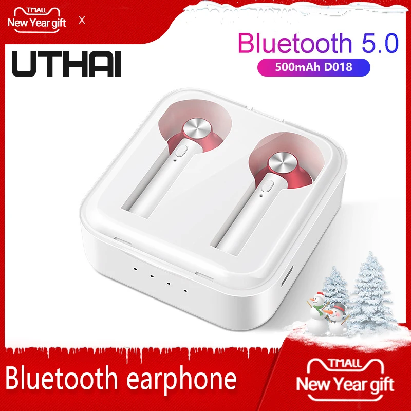 UTHAI D20 TWS Беспроводная Bluetooth-гарнитура 5 0/HD стерео гарнитура шумоподавление