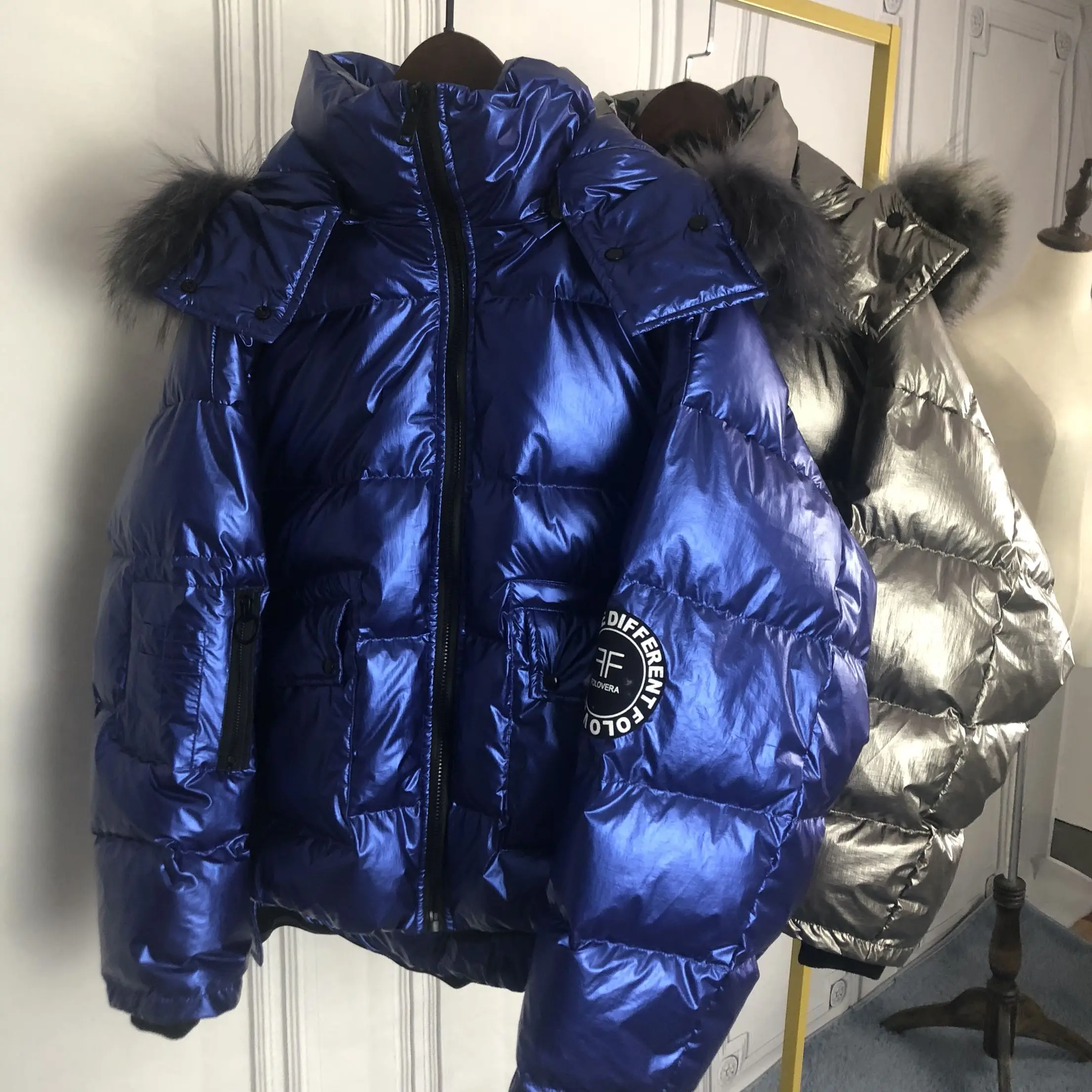 Новое поступление 2021 Женское пальто на утином пуху парки с буфами теплая куртка