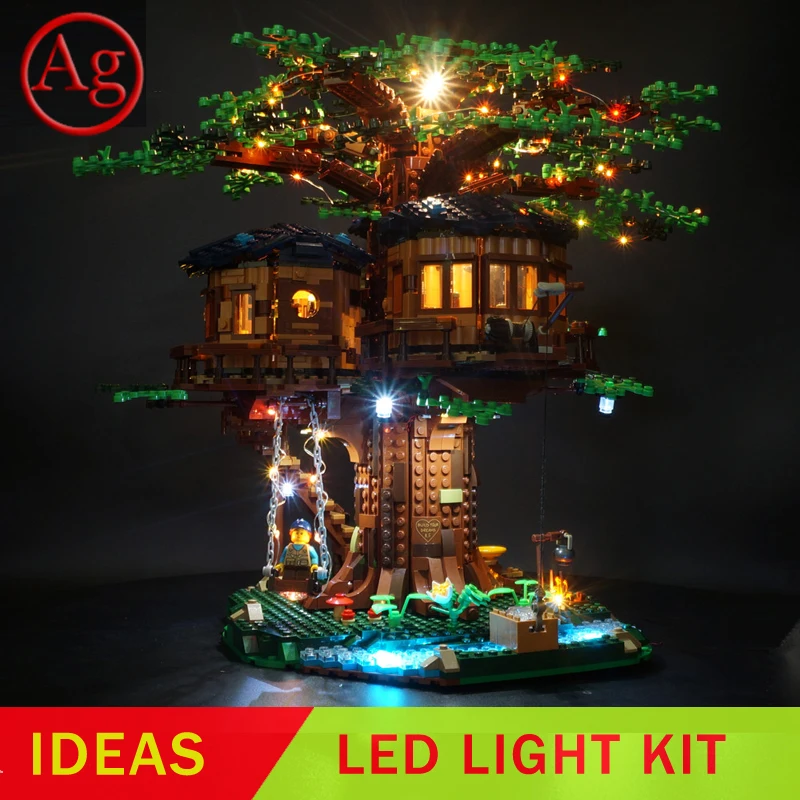 Светильник кой сделай сам 21318 строительные блоки для дома на дереве детские