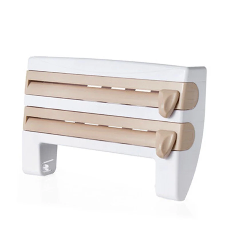 Кухонный органайзер цепляющаяся пленка полка для хранения бутылок с соусом