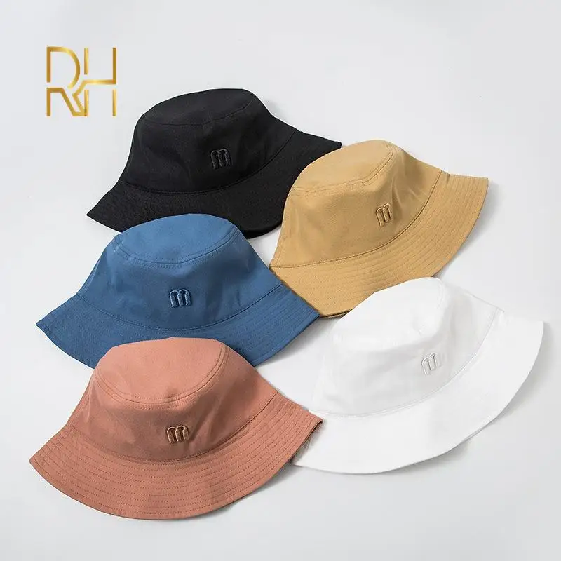 Повседневная шапка для пар в рыбацком стиле женская и мужская хлопковая