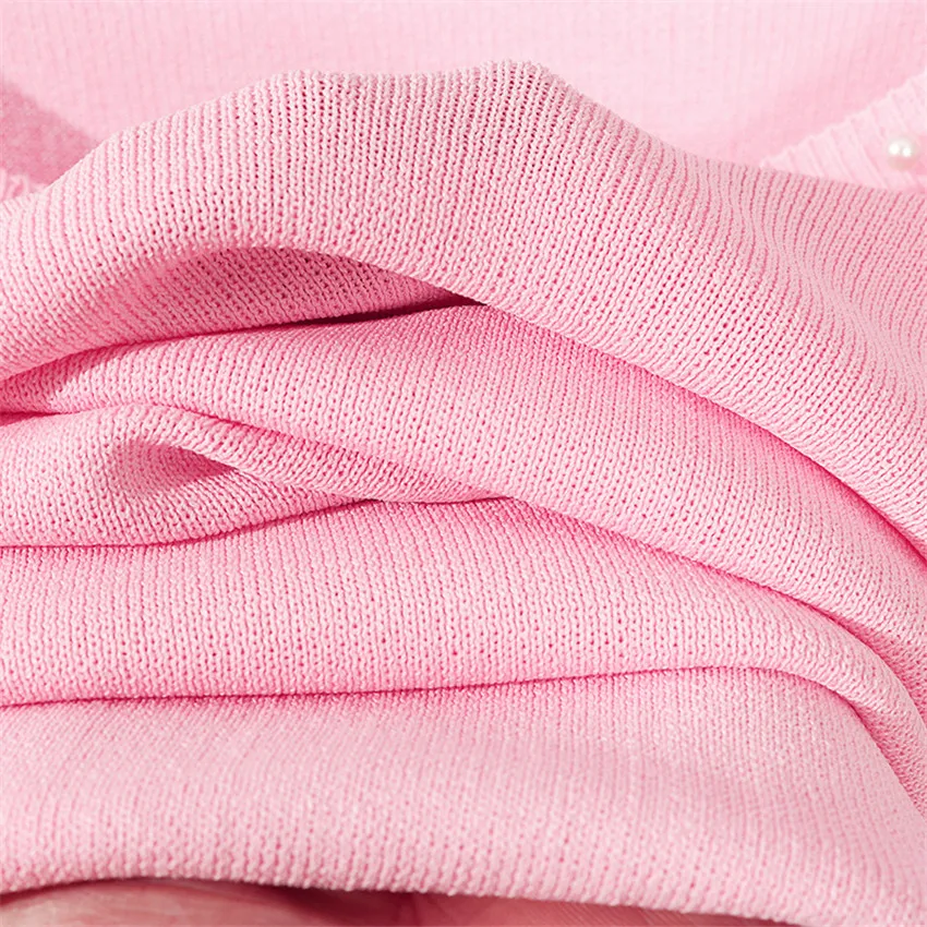 Женская футболка с бусинами и жемчужинами элегантная брендовая летняя рукавами