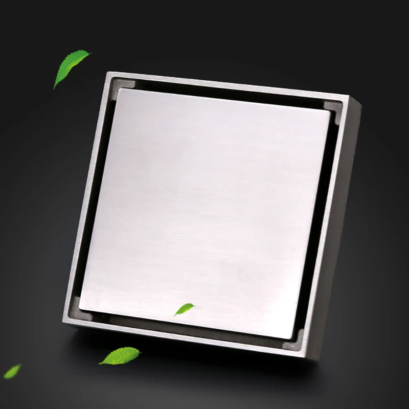 Вставка для плитки квадратные сливные решетки пола слив ванной и душа матовая