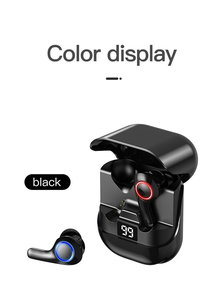 

TWS Earphones Bluetooth Wireless Headphone 9D Stereo HD Noise Cancelling Top Quality Headsets Waterproof Mini True Pt08 Earbuds