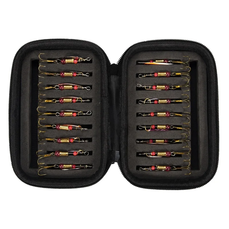 

Набор рыболовных приманок, комплект из 16 спиннеров, ложка, рыболовные снасти для ловли окуня, лосося, щуки, Судака