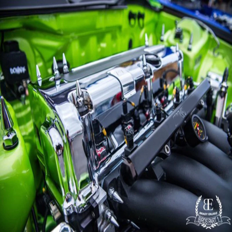 JDM СТИЛЬ M6X1.0 M8X1.25 хромированные шипы болт с шипами крышка клапана отсек двигателя