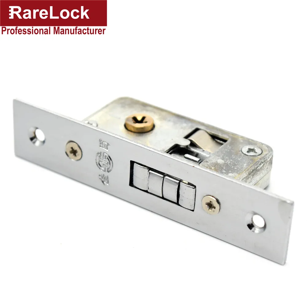 Rarelock скрытый раздвижной дверной замок с 3 ключами для спальни, ванной комнаты, аксессуары для деревянных дверей дома DIY MMS232 dd