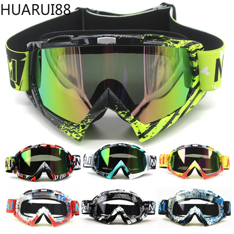 

Outdoor Motorcycle Goggles Cycling Off-Road Ski Sport Dirt Bike Racing Glasses for Fox Motocross designer mask ski goggles