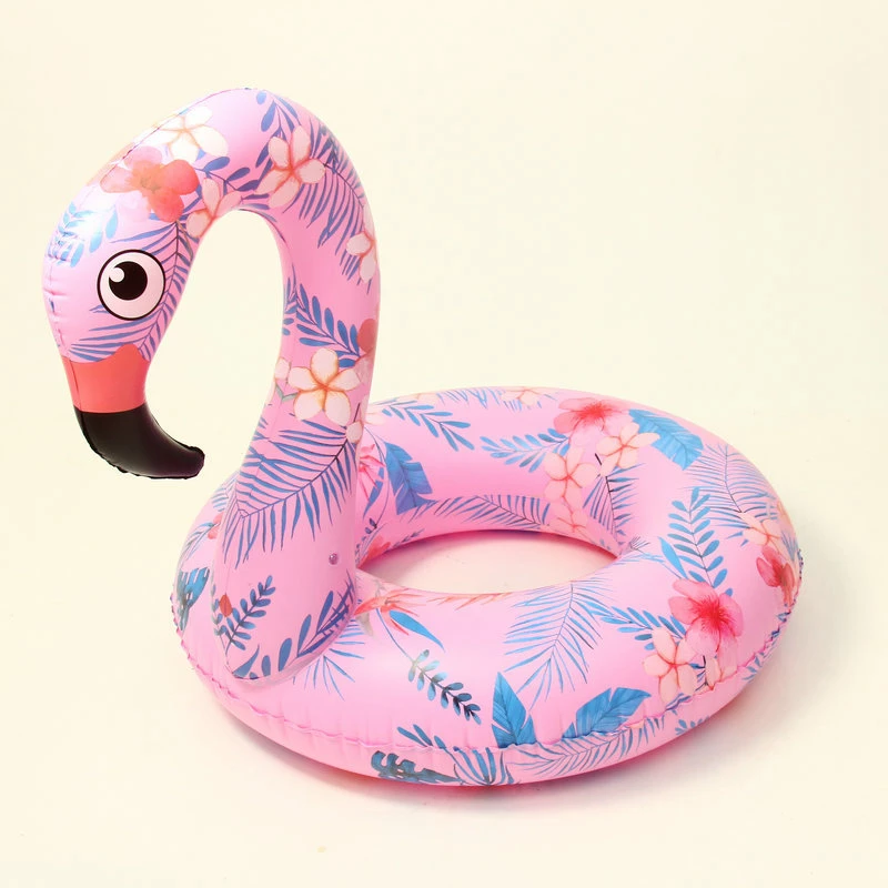 Надувное плавательное кольцо с фламинго для взрослых плавательный круг бассейна