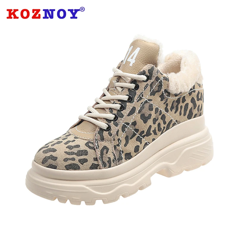 Koznoy/обувь на платформе Прямая поставка Цвет Черный высокое качество флоковые