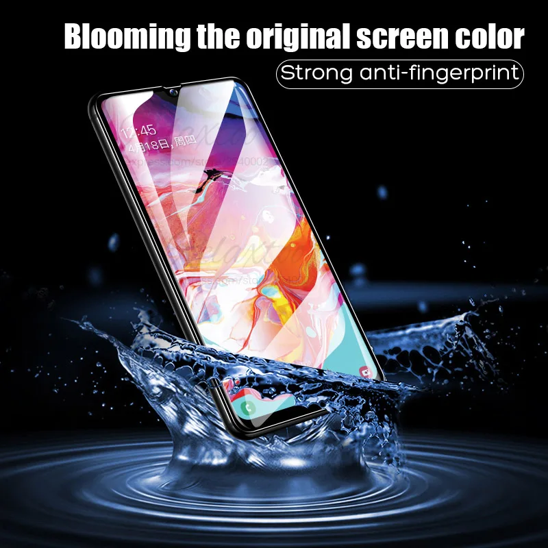 9D Защитное стекло для Samsung Galaxy A50 A70 полное закаленное galax A10 A20 A20E A30 A40 защита экрана
