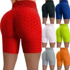 Женские шорты для йоги с высокой талией, бесшовные эластичные спортивные шорты с эффектом пуш-ап, одежда для бега, фитнеса, леггинсы для женщин, 2021