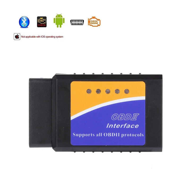 

New V1.5 Elm327 Bluetooth 2.0 Adapter Obd2 Elm 327 Auto Diagnostic Scanner For Android Elm-327 Obd 2 ii Car Diagnostic Tool