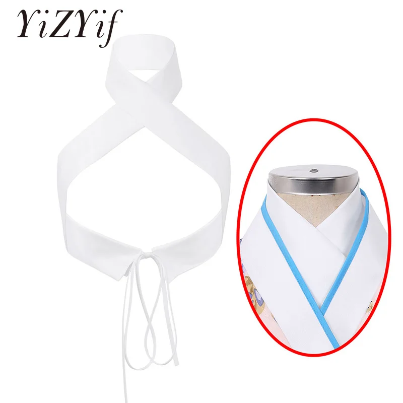 Белый искусственный воротник Hanfu Искусственный Декоративный Воротник старинный