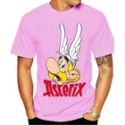 Футболка Asterix Asterix-нутеровка Официальная футболка хипстерская брендовая одежда Харадзюку Мужская Женская мультяшная повседневная короткая