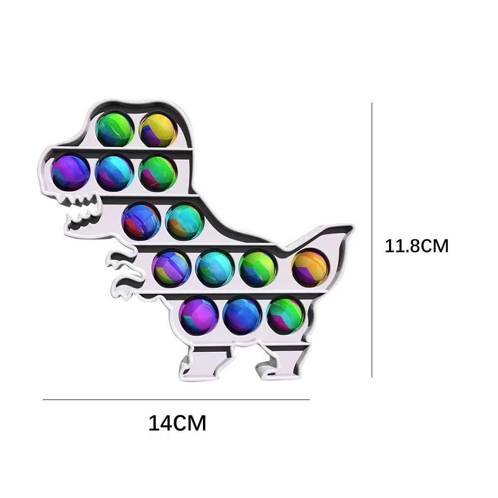 

New Push Bubble Keychain Sensory Toy Anti-Stress Relaxing Autism Toys Stress Relief Special Needs Puzzle Toy