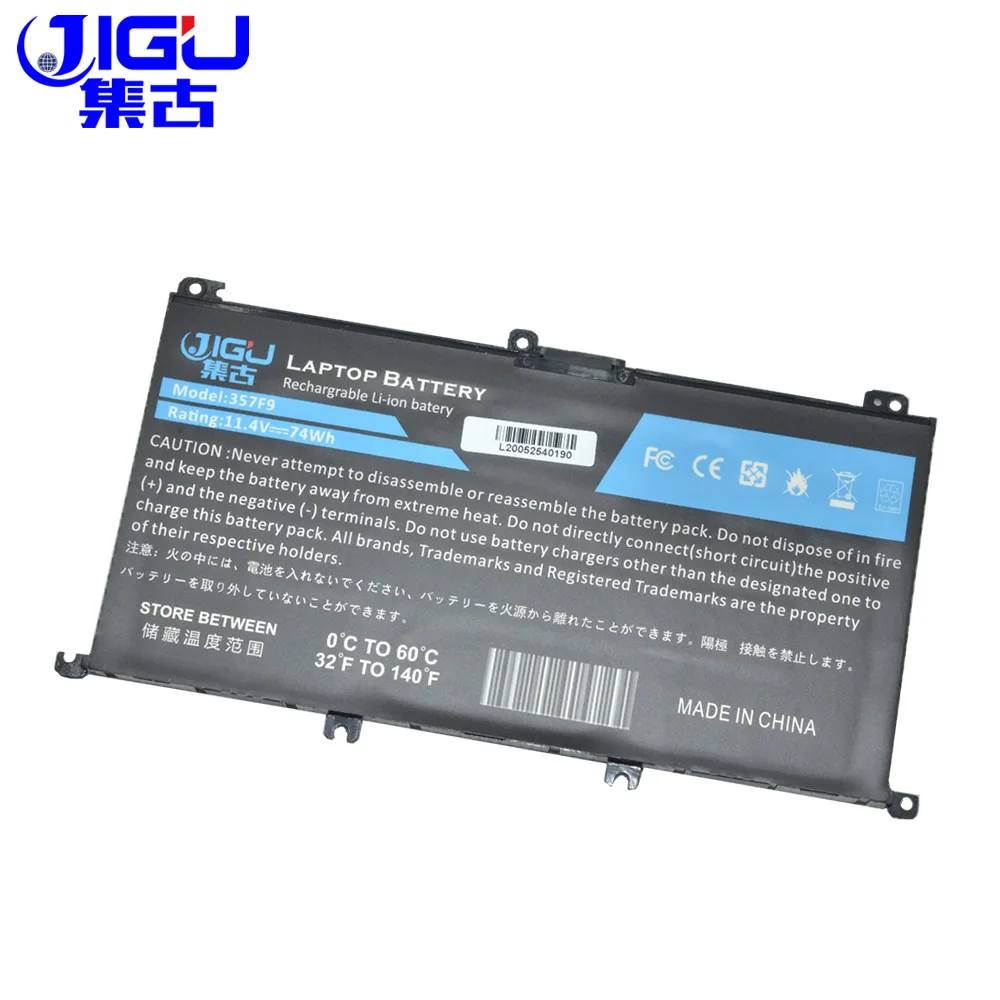Аккумулятор JIGU для ноутбука 357F9 11 4 в DELL Inspiron 5576 5577 7559 7566 7567 7569 15 7557For 7557for