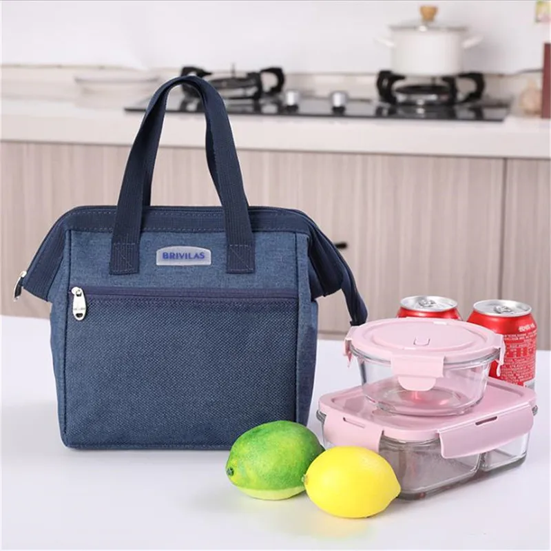 

2020 New Portable Thermal Insulated Lunch Box School Food Storage Bag Portable Waterproof Picnic Carry Tote Lunch Bag