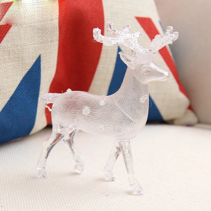 Рождественские куклы Белый Рождественский северный олень белый Лось Новогодние