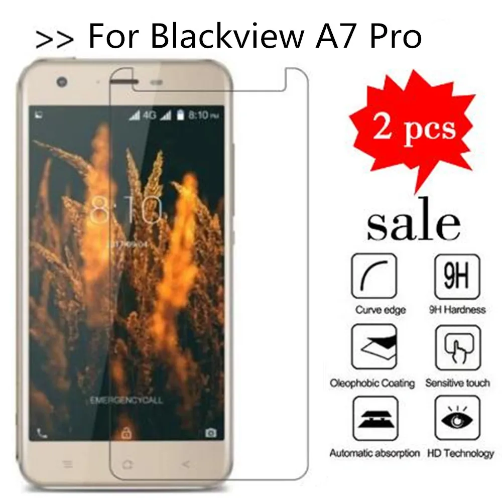 Закаленное стекло для Blackview A7 Pro Защитная пленка экрана телефона чехол закаленное