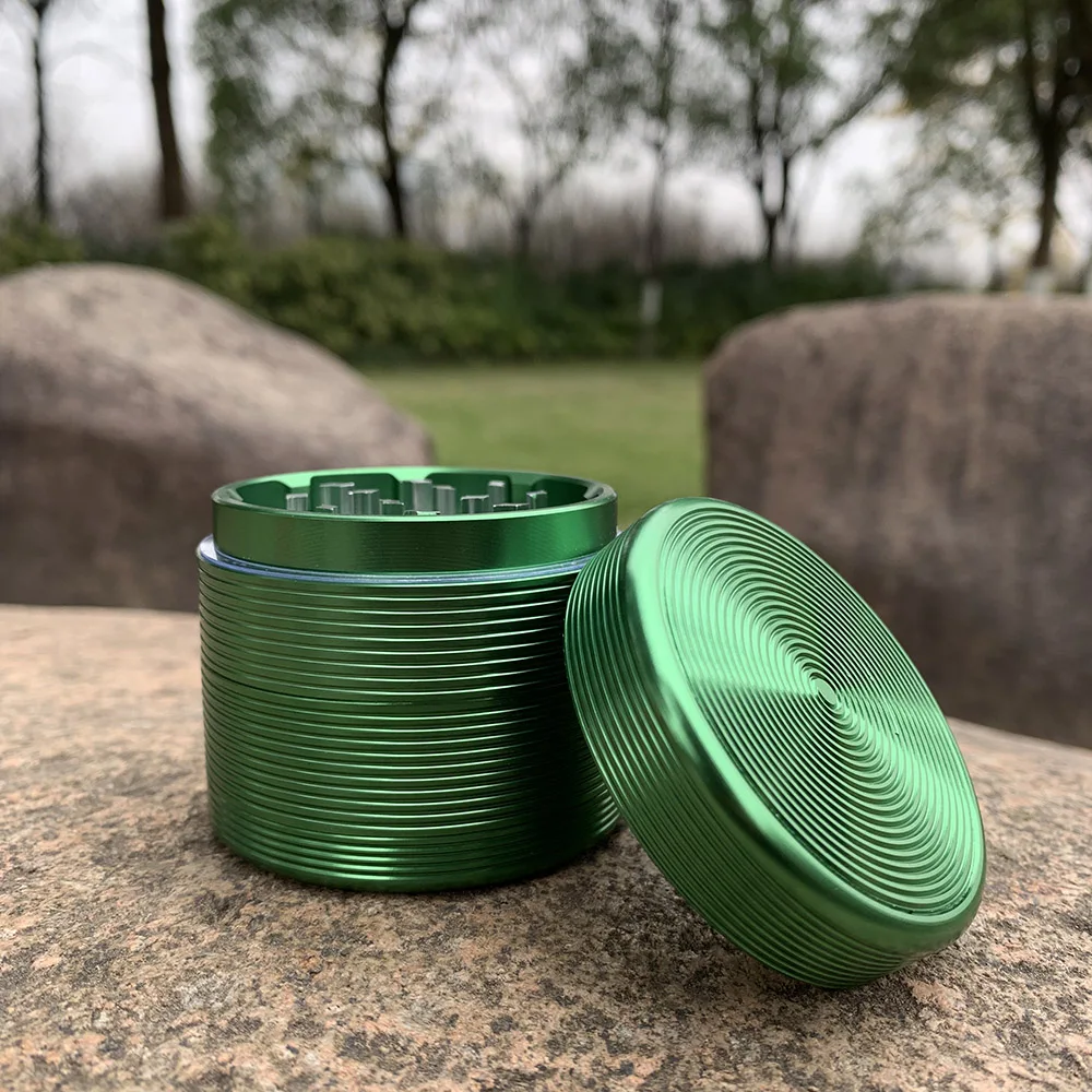 Конструкция винта Алюминий сплав Табак жернов для трав Dia.40/50/56/63 мм 4 слоя